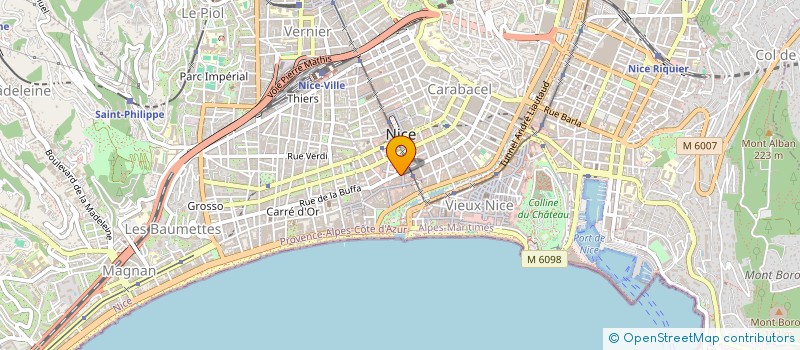 localisation de l'entreprise CREATIONS GUIDICI à NICE