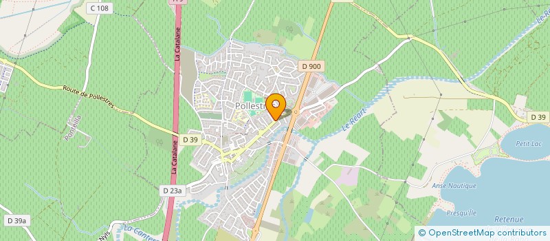 localisation de l'entreprise CREATIONS GUIJARITAS  POLLESTRES