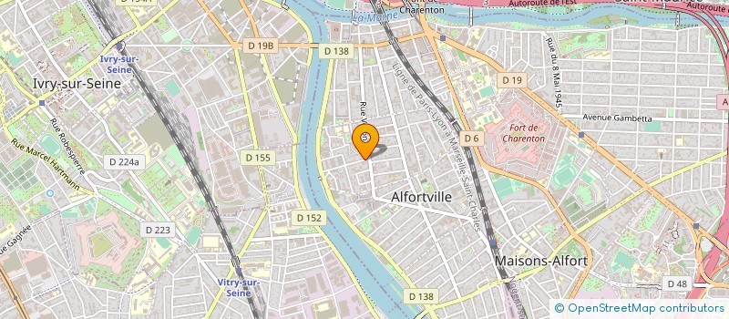 localisation de l'entreprise CREATIONS JOAL à ALFORTVILLE