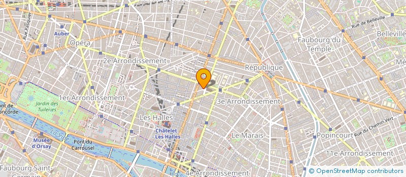 localisation de l'entreprise CREATIONS LECAT S A R L à PARIS