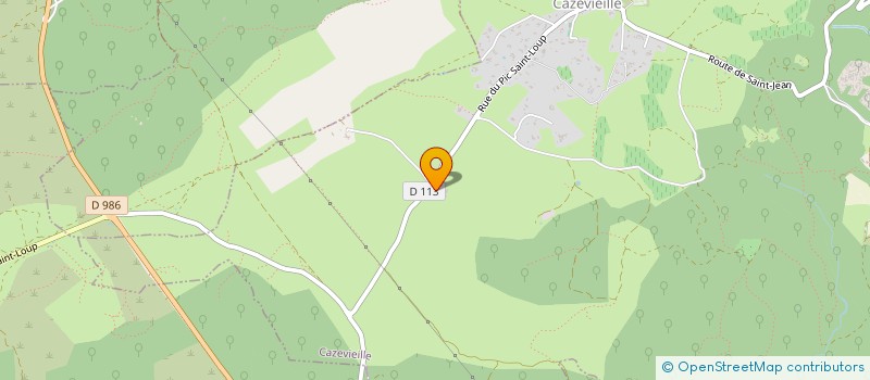 localisation de l'entreprise CREATIONS LIBRES D'ARTISTES ENTREPRENEURS ET COMPAGNIE  CAZEVIEILLE