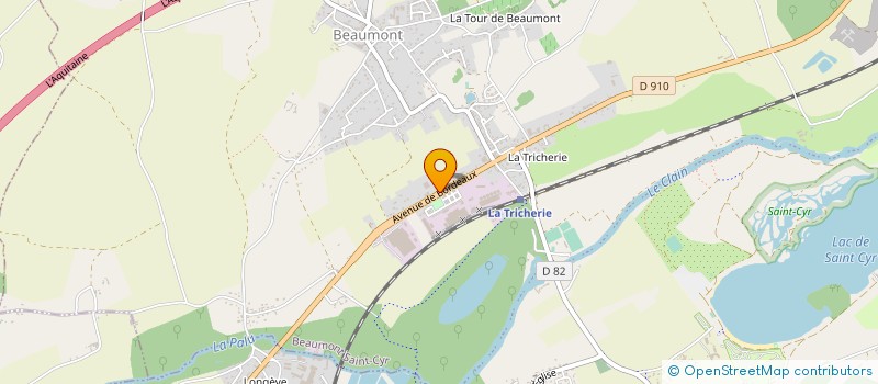 localisation de l'entreprise CREATIONS MARISAN à BEAUMONT SAINT-CYR