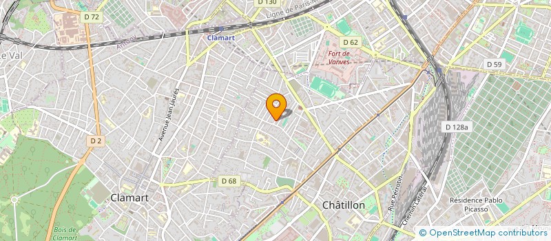 localisation de l'entreprise CREATIONS MODERNES D ELECTROMECANIQUES  CHATILLON