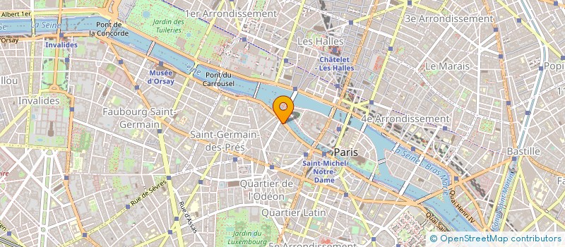 localisation de l'entreprise CREATIONS MPJ à PARIS