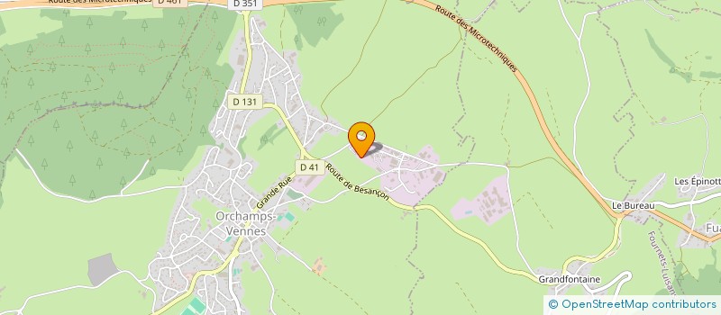 localisation de l'entreprise CREATIONS PERRIN IMMO  ORCHAMPS-VENNES