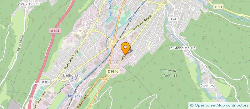 localisation de l'entreprise CREATIONS PONCET F. à OYONNAX