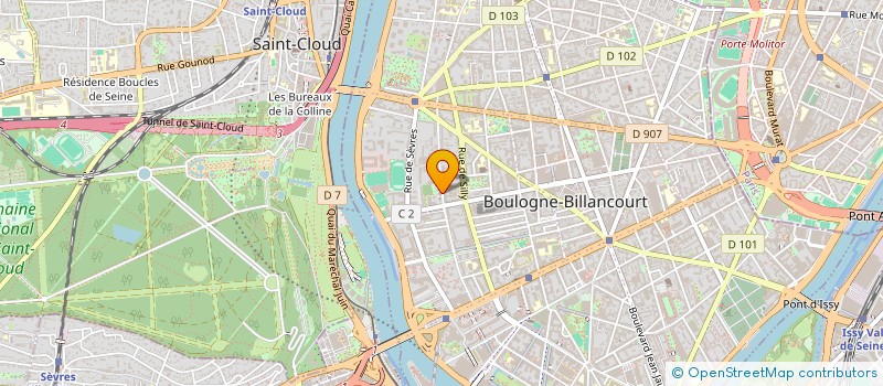 localisation de l'entreprise CREATIONS PRODUCTIONS VIDEO à BOULOGNE-BILLANCOURT