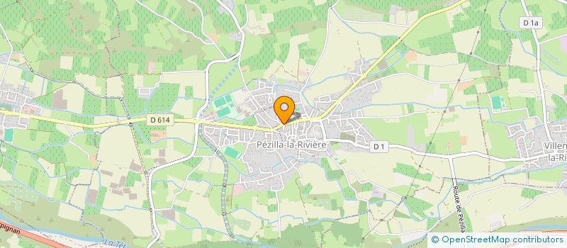 localisation de l'entreprise CREATIONS RECREATIONS à PEZILLA-LA-RIVIERE