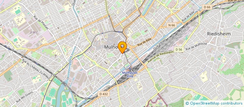 localisation de l'entreprise CREATIONS RITA  MULHOUSE