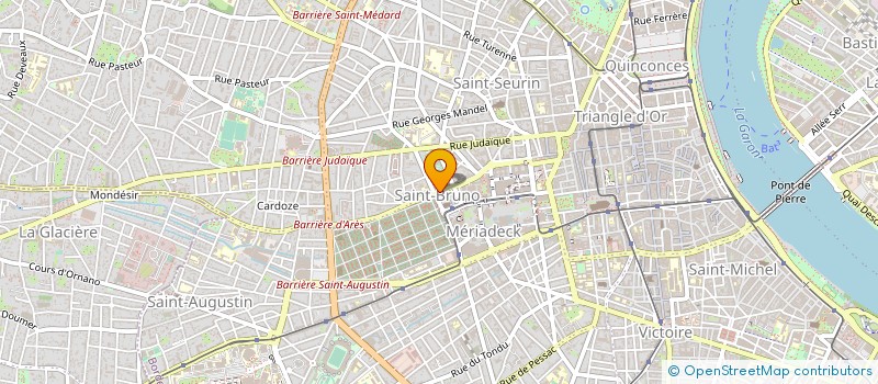 localisation de l'entreprise CREATIONS SAINT BRUNO à BORDEAUX