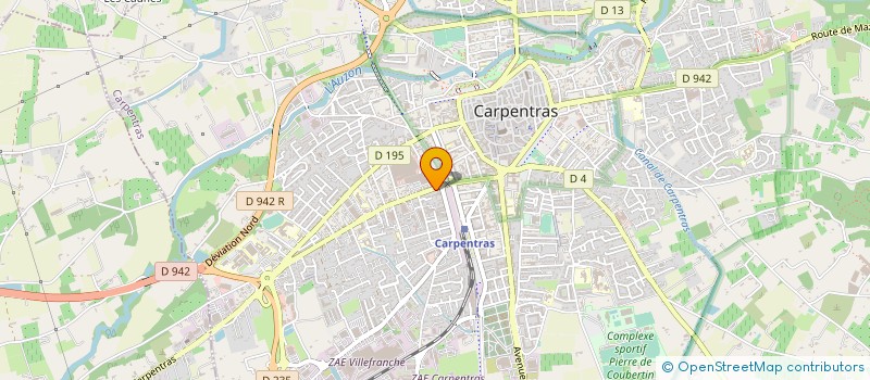 localisation de l'entreprise CREATIONS SARL à CARPENTRAS