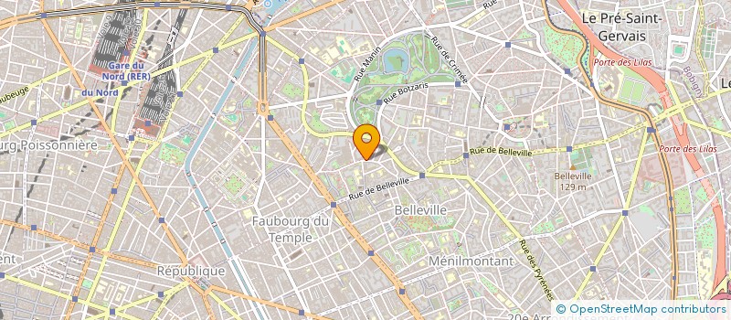 localisation de l'entreprise CREATIONS SB  PARIS