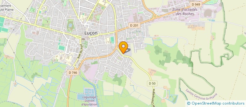 localisation de l'entreprise CREATIONS SOULAS à LUCON