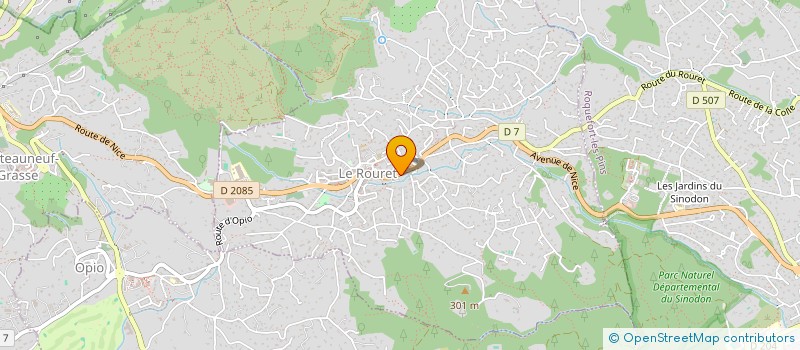 localisation de l'entreprise CREATIONS SYLVESTRE SA  LE ROURET