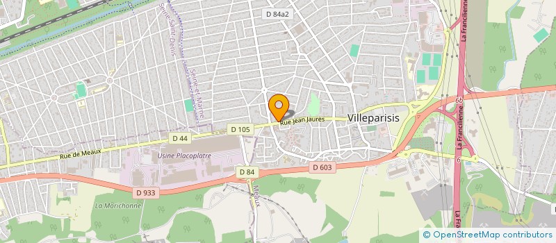localisation de l'entreprise CREATIONS TECHNIQUES ET LUXE à VILLEPARISIS