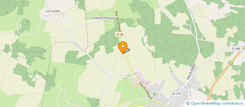 localisation de l'entreprise CREATIONS TOURISTIQUES ET HOTELIERES à SAINT-CLAUD