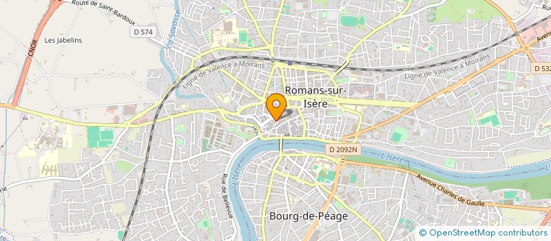 localisation de l'entreprise CREATIONSWP  ROMANS-SUR-ISERE