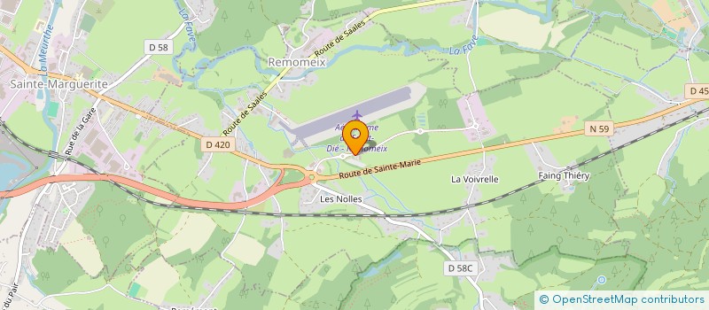 localisation de l'entreprise CREATIV'4 SARL  REMOMEIX