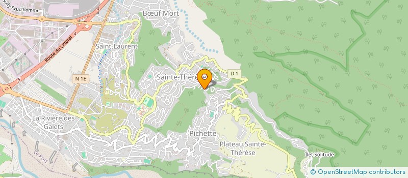 localisation de l'entreprise CREATIV à LA POSSESSION