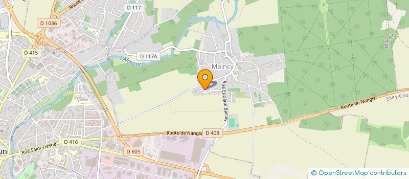 localisation de l'entreprise CREATIV  MAINCY