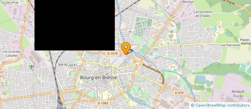 localisation de l'entreprise CREATIV ACTION à BOURG-EN-BRESSE