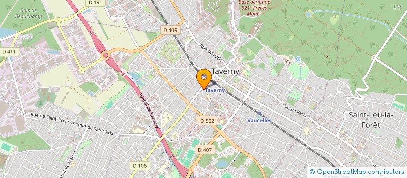 localisation de l'entreprise CREATIV' AT HOME  TAVERNY