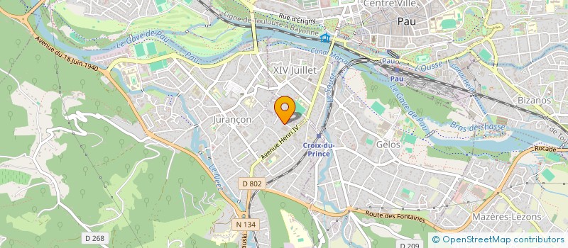 localisation de l'entreprise CREATIV-COLOR  GELOS