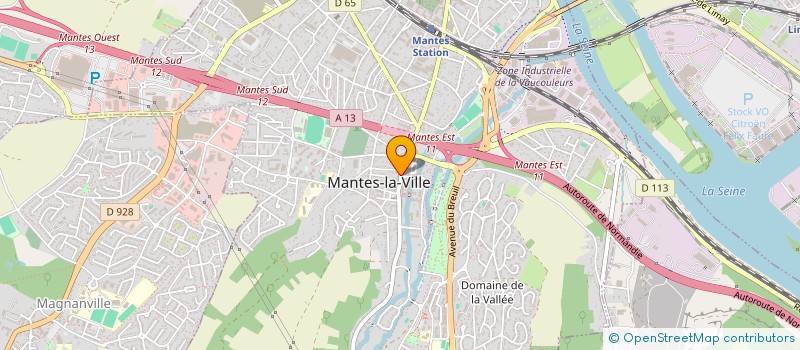 localisation de l'entreprise CREATIV CONCEPT  MANTES-LA-VILLE