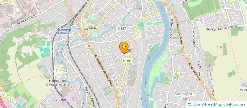 localisation de l'entreprise CREATIV ET SONNE à CORBEIL-ESSONNES