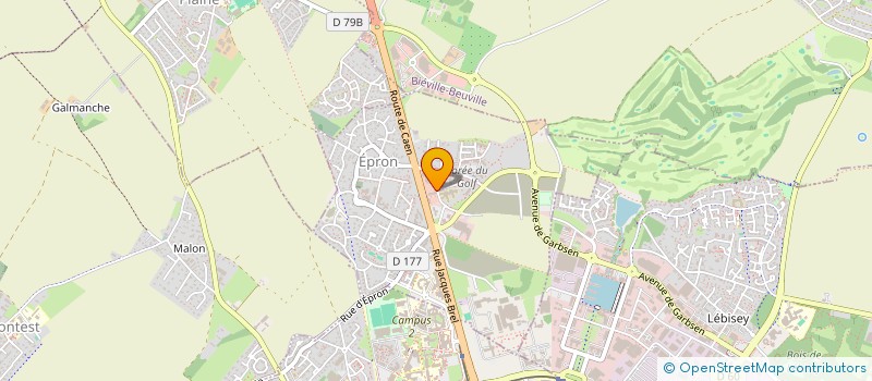 localisation de l'entreprise CREATIV'HOTELS  EPRON