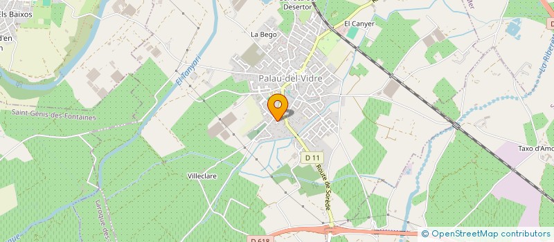 localisation de l'entreprise CREATIV'IDEES  PALAU-DEL-VIDRE