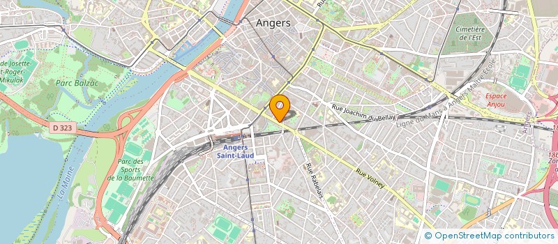 localisation de l'entreprise CREATIV'IT à ANGERS