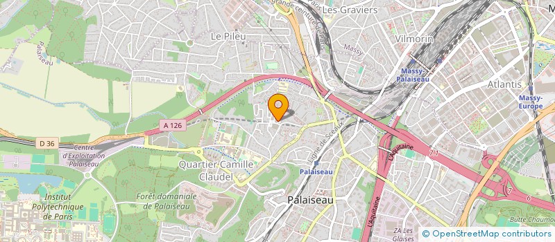 localisation de l'entreprise CREATIV'JEUNESSE  PALAISEAU