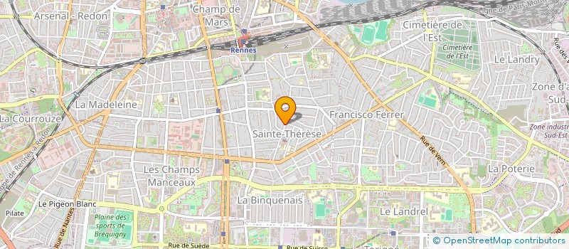 localisation de l'entreprise CREATIV MIND  RENNES