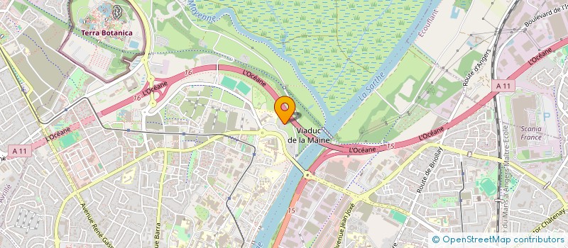 localisation de l'entreprise CREATIV'MUSIC à ANGERS