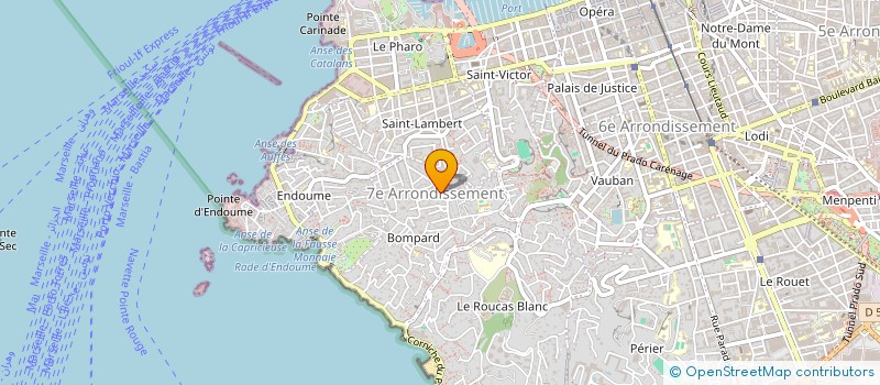 localisation de l'entreprise CREATIVE  MARSEILLE
