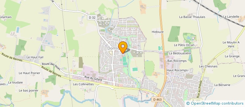 localisation de l'entreprise CREATIVE  DOMLOUP