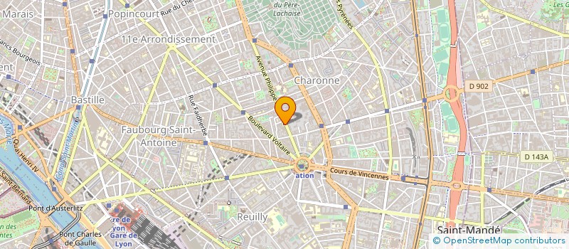 localisation de l'entreprise CREATIVE AREA  PARIS