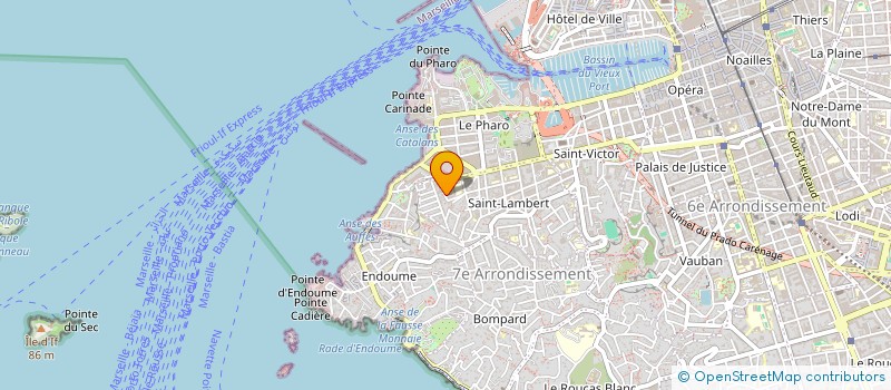 localisation de l'entreprise CREATIVE BUBBLE à MARSEILLE