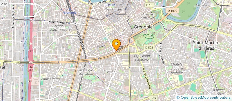 localisation de l'entreprise CREATIVE BUILDING LINE à GRENOBLE