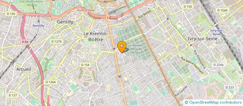 localisation de l'entreprise CREATIVE CLUSTER à LE KREMLIN-BICETRE