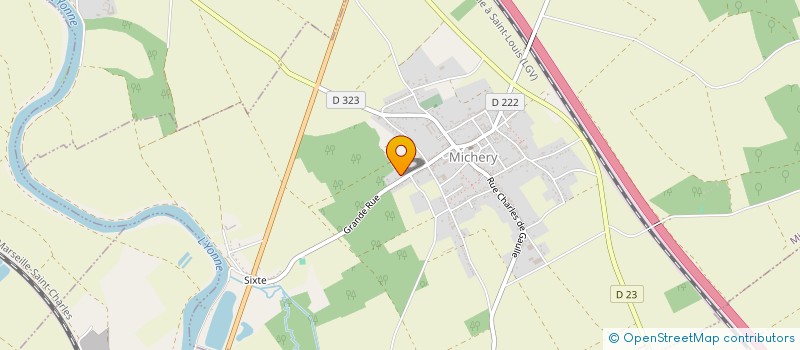 localisation de l'entreprise CREATIVE & CONSTRUCTION à MICHERY