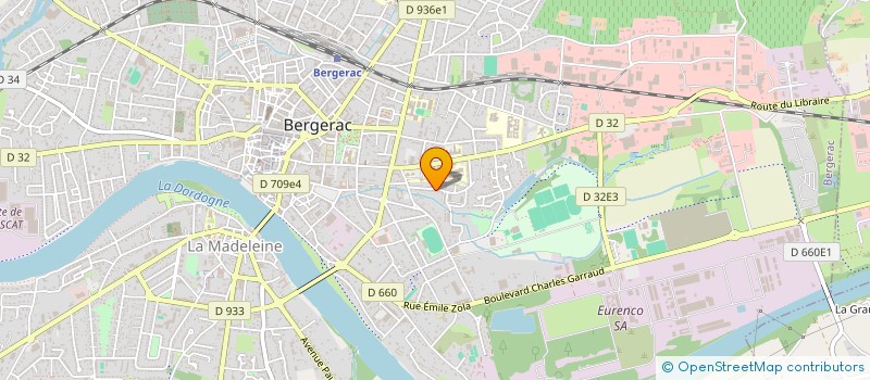 localisation de l'entreprise CREATIVE CONSULTING à BERGERAC