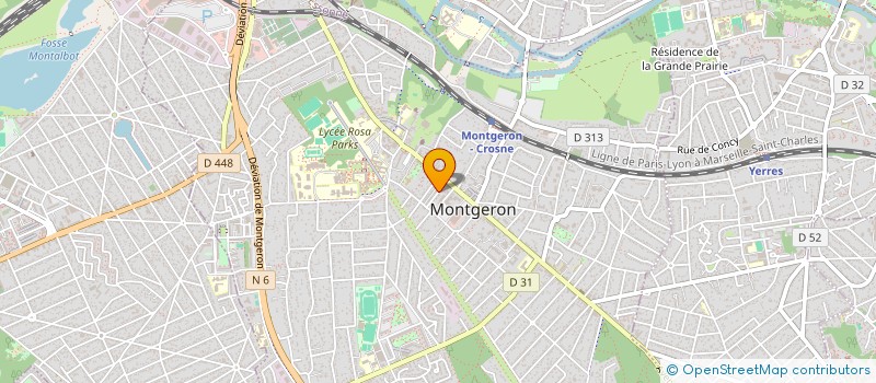 localisation de l'entreprise CREATIVE FRIEND CONSULTING  MONTGERON