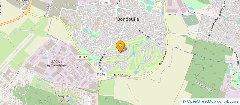 localisation de l'entreprise CREATIVE HELICOPTERES HELI AIR SERVICES à BONDOUFLE