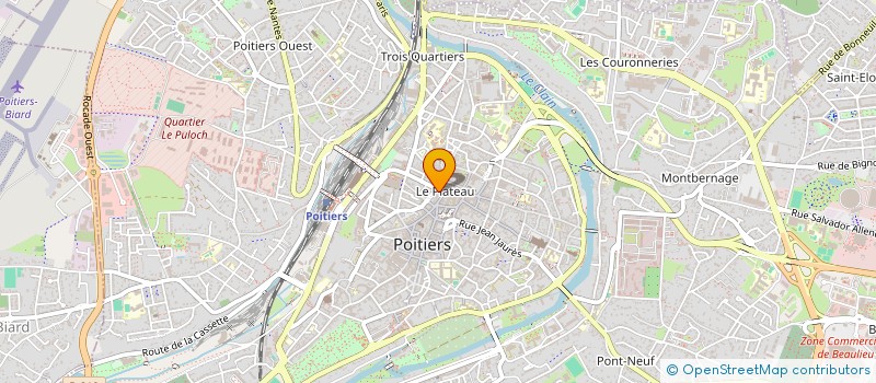 localisation de l'entreprise CREATIVE LAB 86 à POITIERS