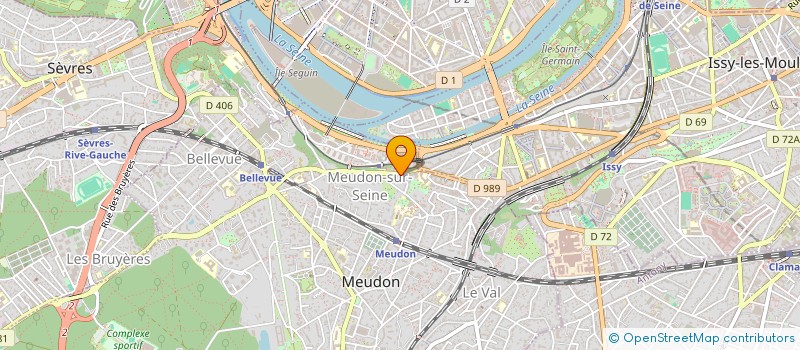 localisation de l'entreprise CREATIVE LAB MOTION BRANDING  MEUDON