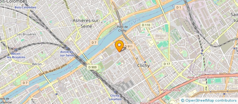 localisation de l'entreprise CREATIVE LABS (IRELAND) LIMITED  CLICHY