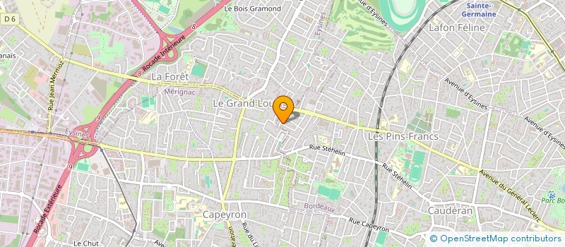 localisation de l'entreprise CREATIVE MOOD  BORDEAUX