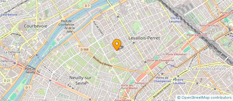 localisation de l'entreprise CREATIVE NOMADS à LEVALLOIS-PERRET